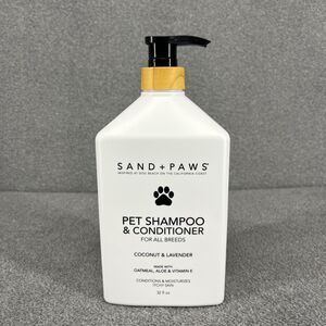 Sand + Paws Coconut &‎ Lavender Pet Shampoo & Conditioner 32 fl oz